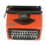 Typewriter orange and black Brother 210