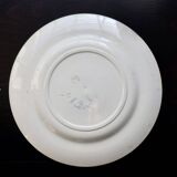 Antique ironstone plate from Creil and Montereau - Guirlande service