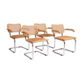 Set of 4 armchairs Marcel Breuer