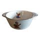 Earthenware bowl Sarreguemines décor clowns 60s