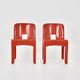 Model 4867 chairs by Joe Colombo for Kartell, 1970S, set of 2