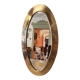 Vintage Urdu mirror in brass