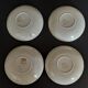 Series of four hollow plates for dolls tea set in earthenware XXth