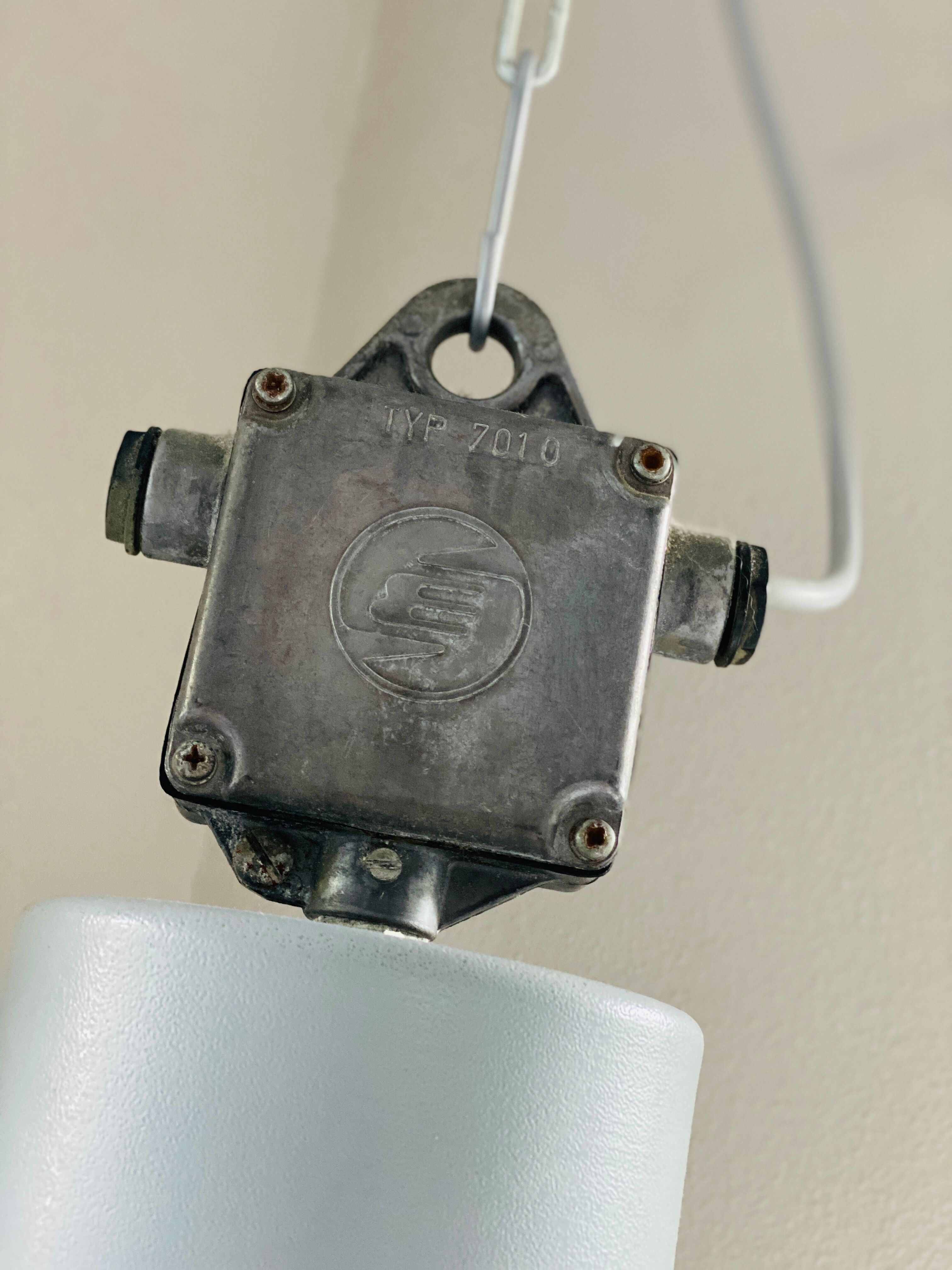 Vintage industrial factory lamp