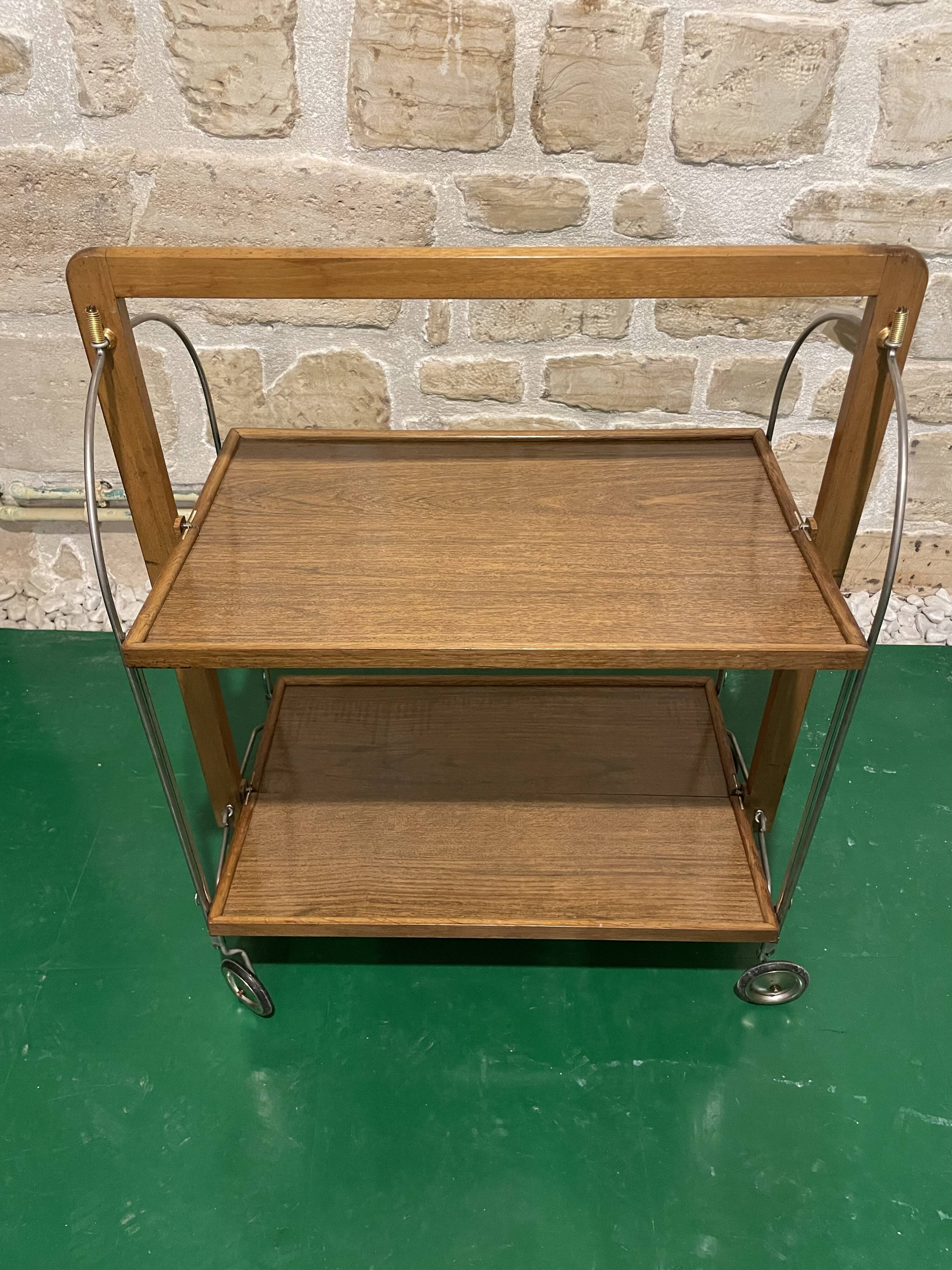 Bocado folding serving cart