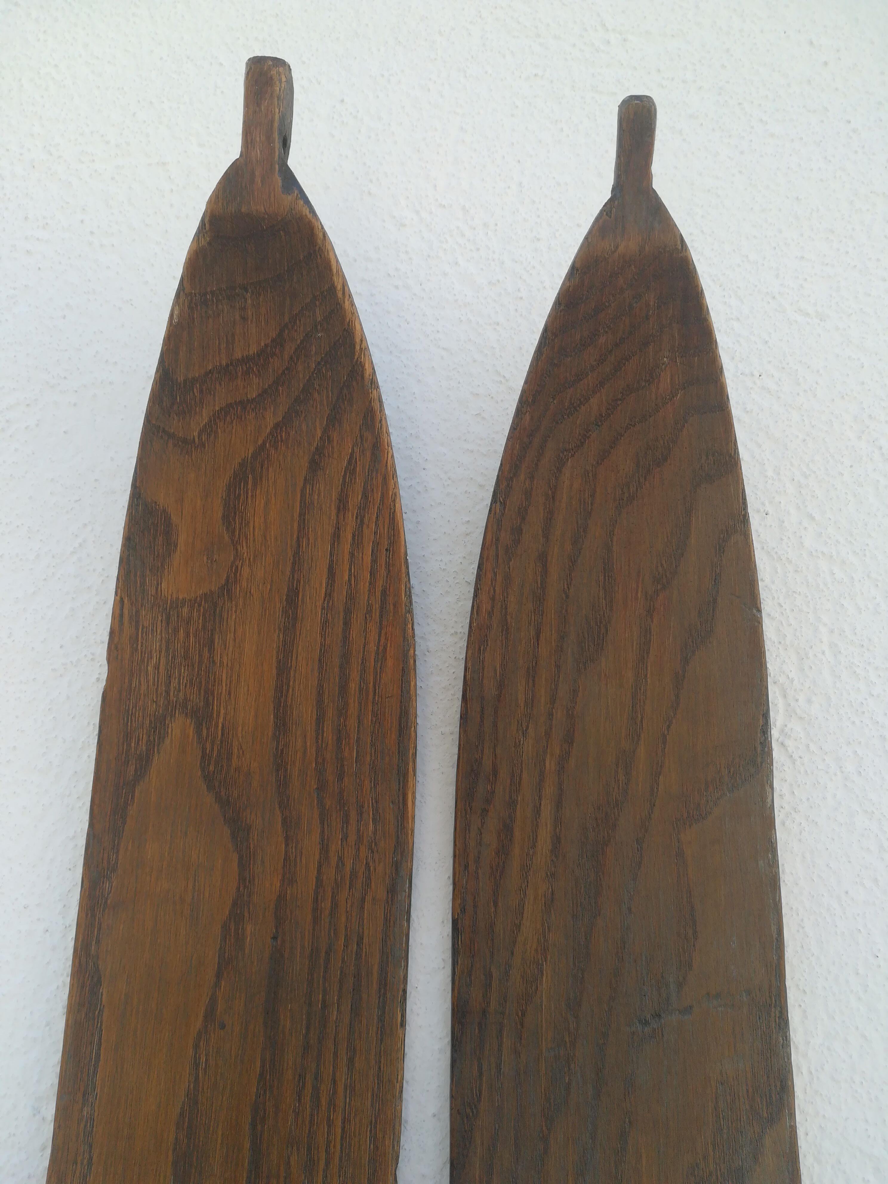 Former alpine ski wooden