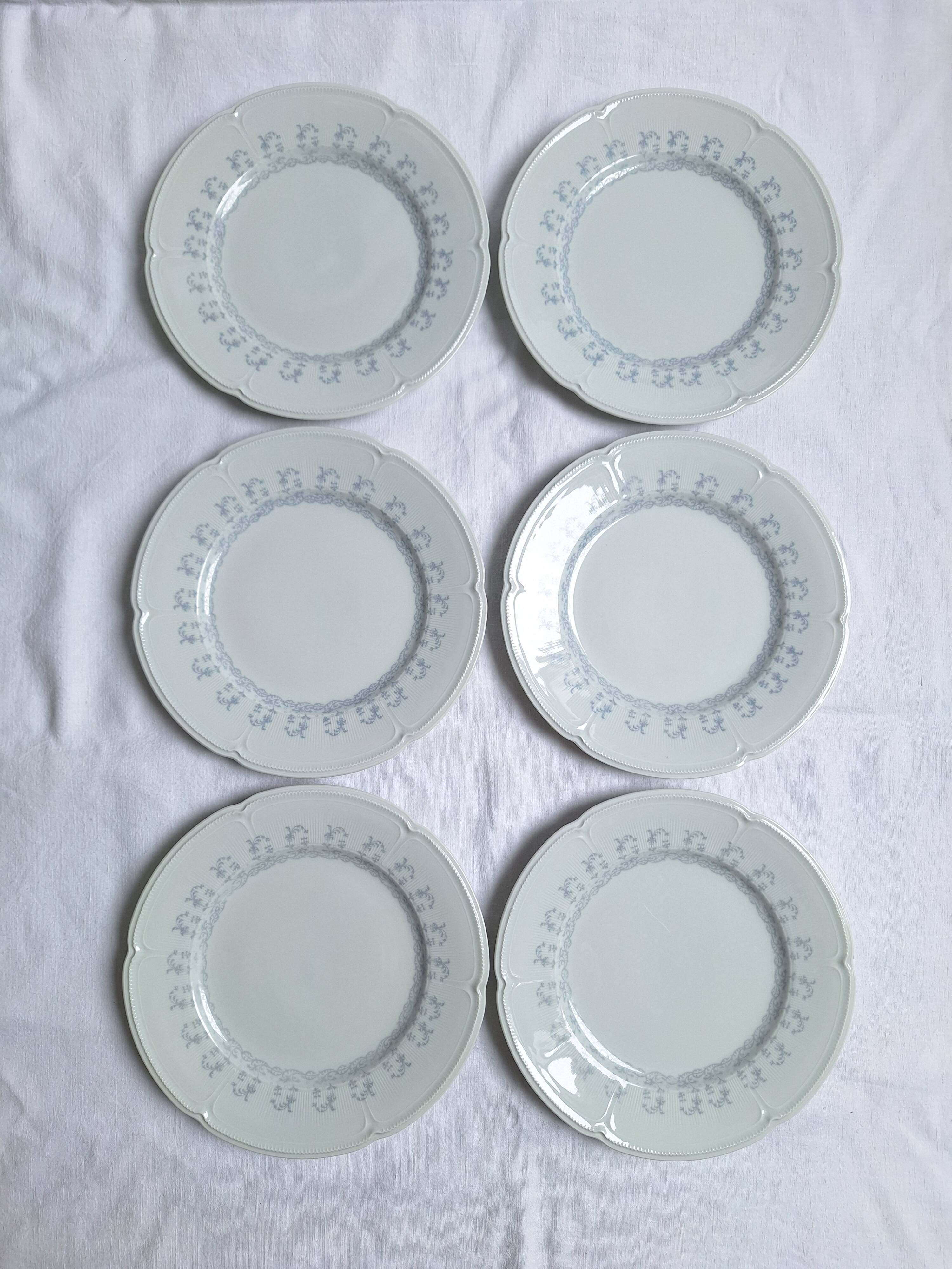Limoges porcelain flat plates