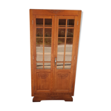 Glazed art deco gilded oak library