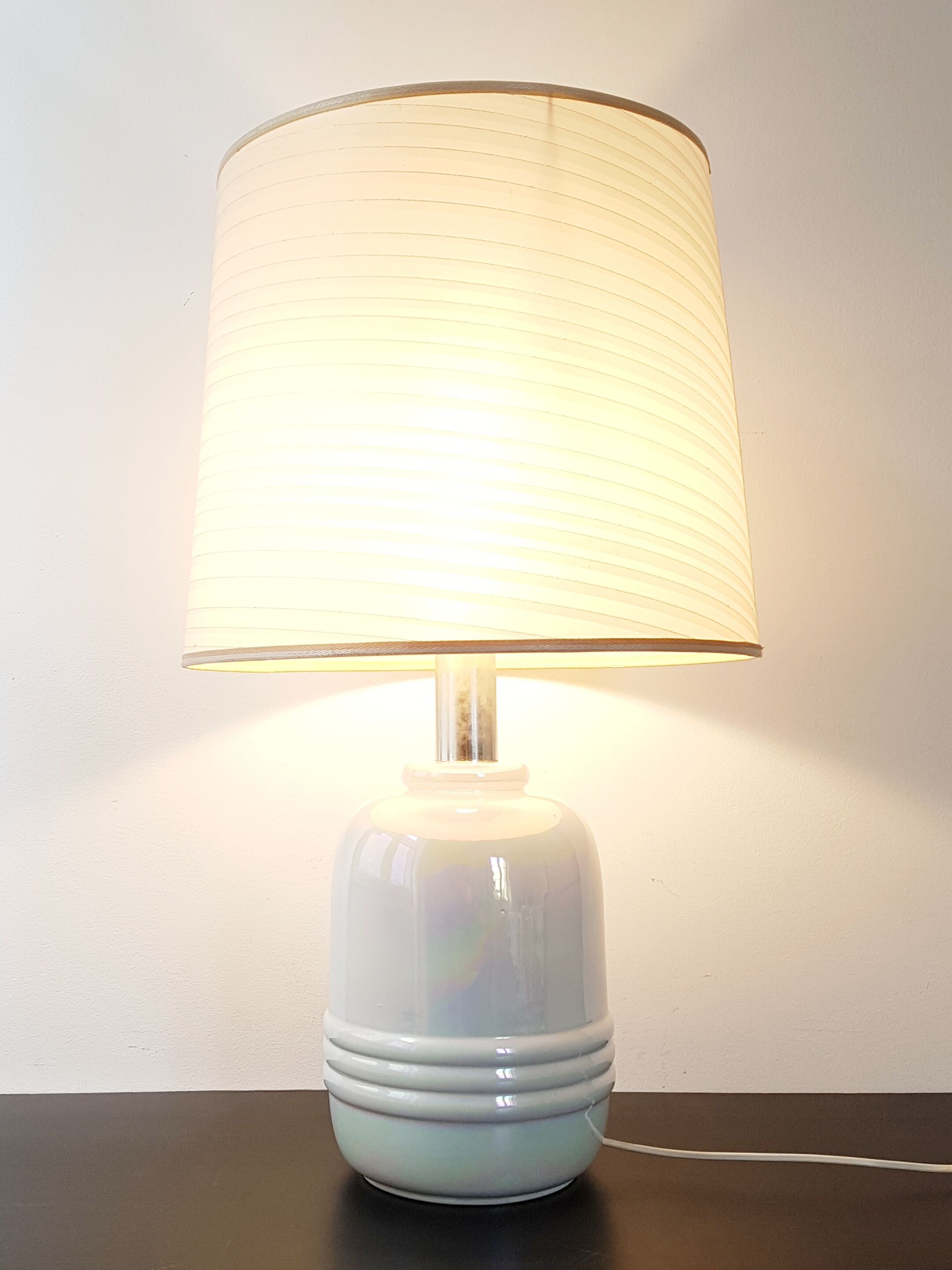 Lamp Pearly ceramic 70s