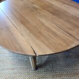 Vintage farmhouse coffee table with flaps