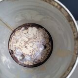 Cylindrical iron box - Birds on yellow background