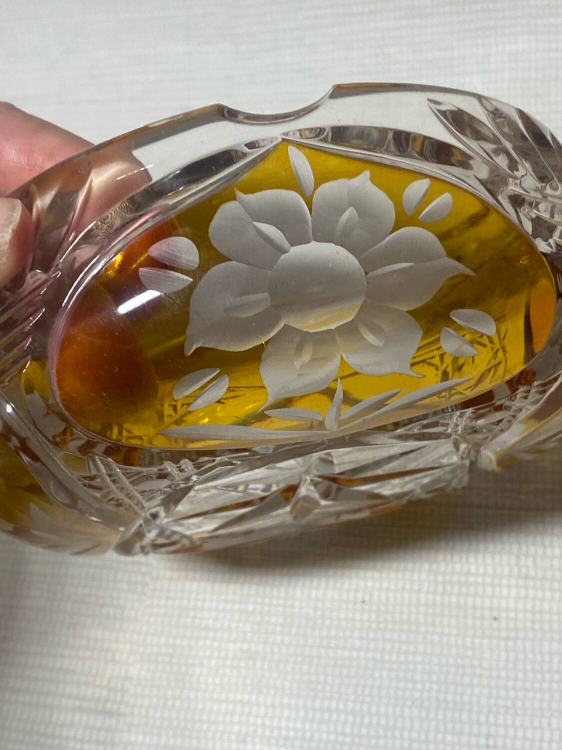 Bowl / catch-all / ashtray Julia crystal