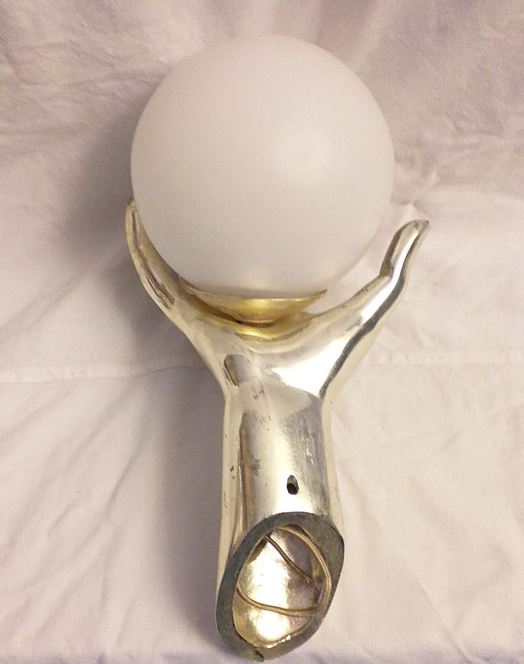 Hand wall lamp Arlus 1960