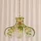 Large Murano chandelier by Carlo Nason in green glass – 1970s