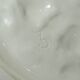 Magnificent fruit tart dish in slip signed "What's Vincent Cadeaux