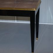 Bureau en Galuchat avec Métal Doré, Modèle Moderne