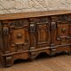 Important richly carved walnut chest – Renaissance style – 17th century