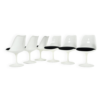 Chaises de salle à manger Tulip par Eero Saarinen pour Knoll International, 1970s, lot de 6