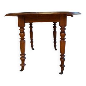 table ovale à rabats