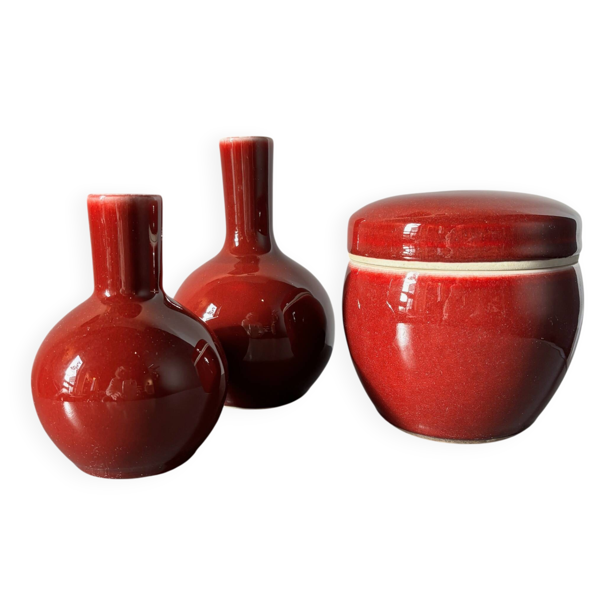 Enamelled Ceramic Set