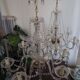 Chandelier with 6 lights and pendants