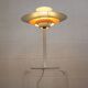 White vintage Danish desk lamp by Jeka Metaltryk - Model Sofie - Denmark 70s