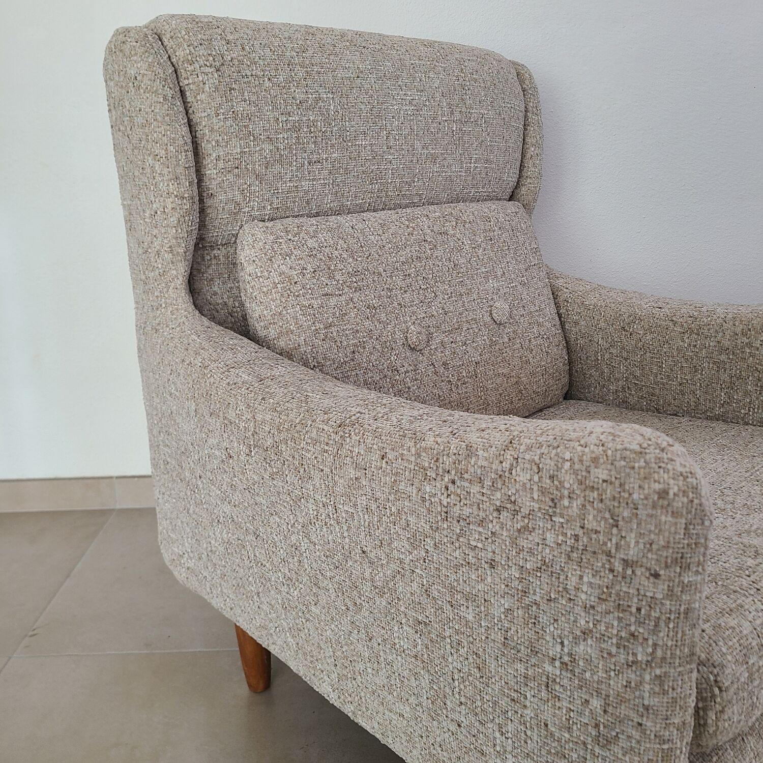 FS116 armchair called Dachshund design Michel Mortier edition Steiner vintage