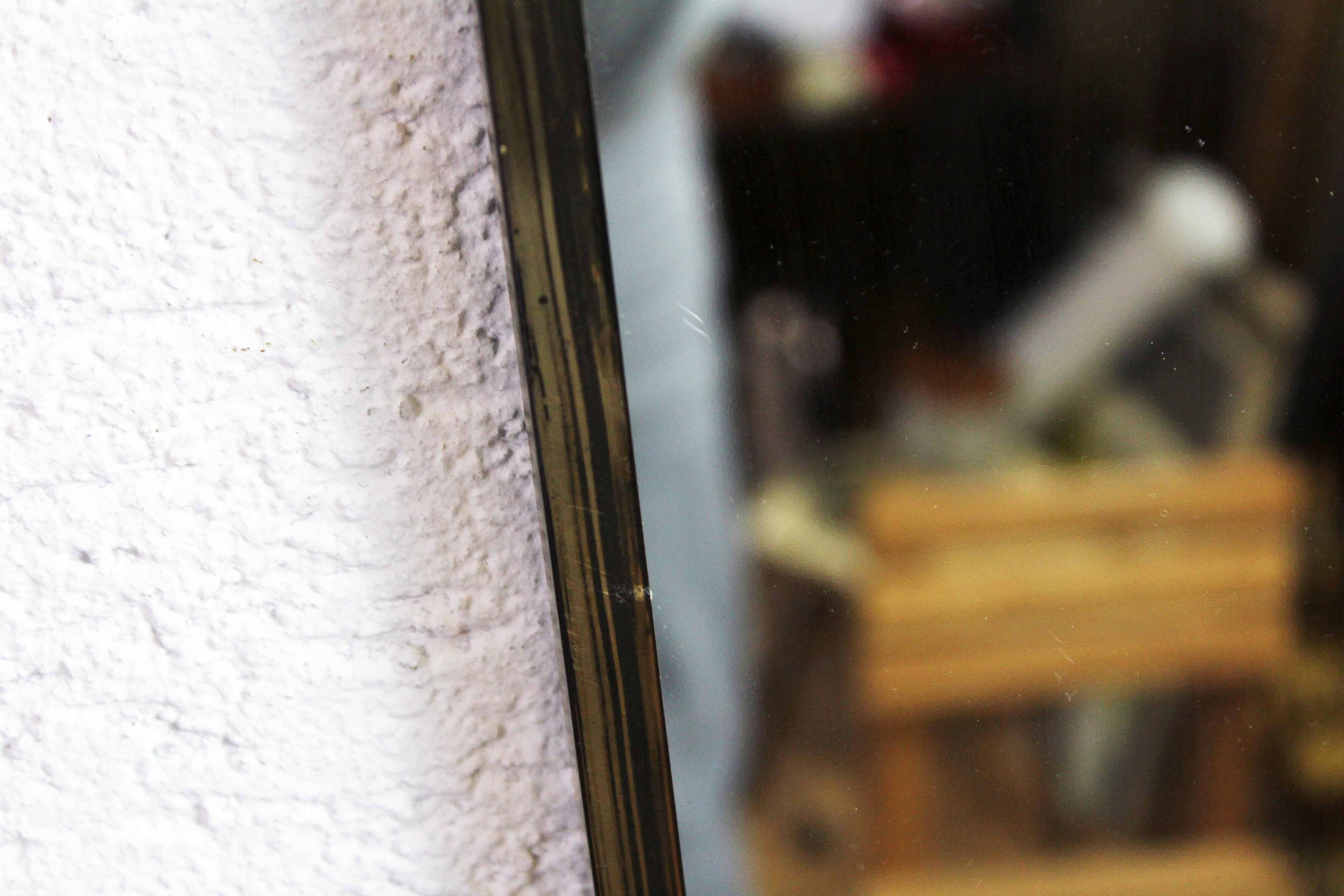 Miroir forme libre en laiton