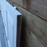 Solid wooden door from the 1950s