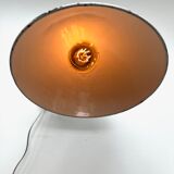 White enamelle tole wall lamp ø 31 cm brand benjamin usa