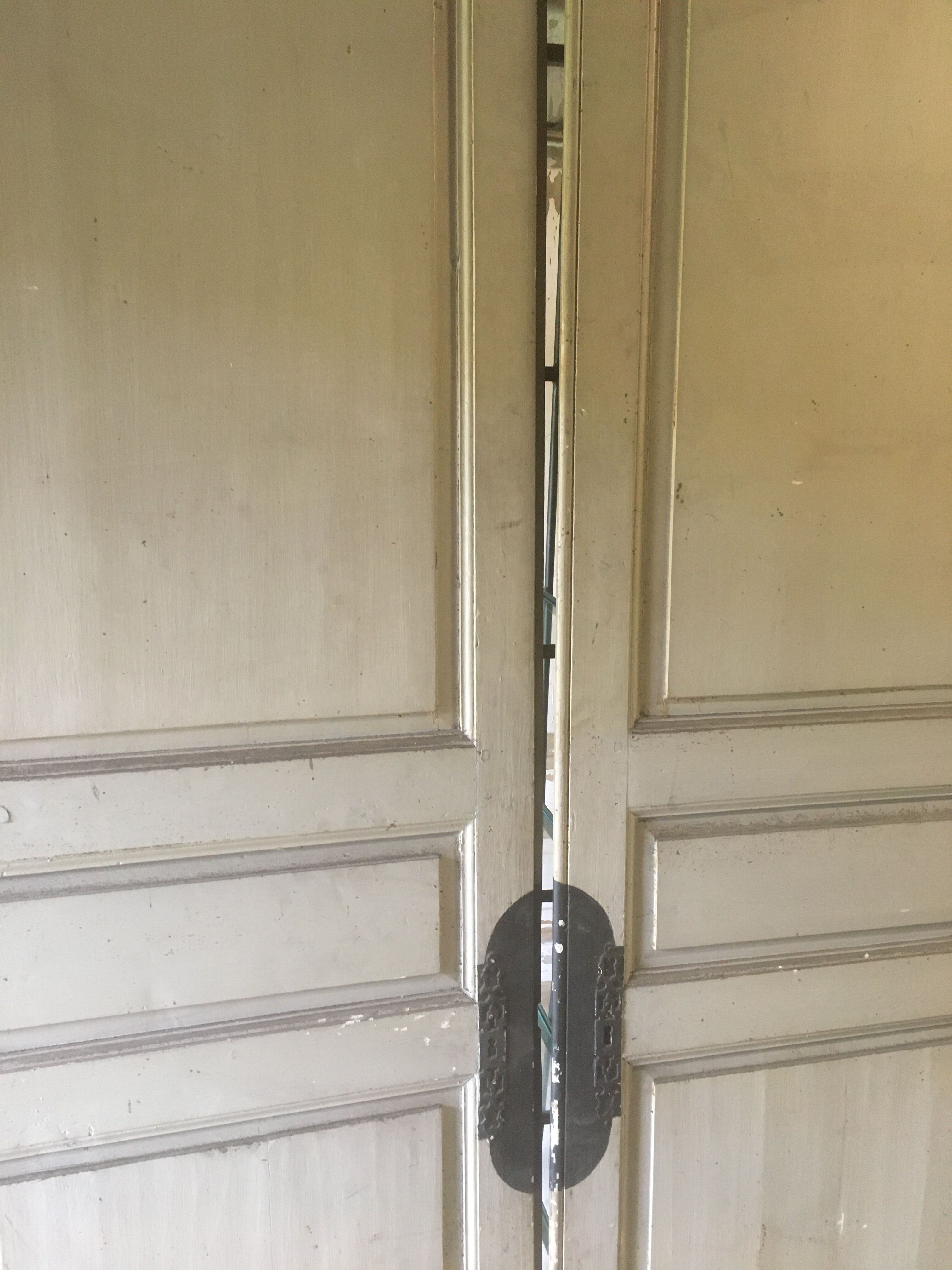 Double pine closet doors