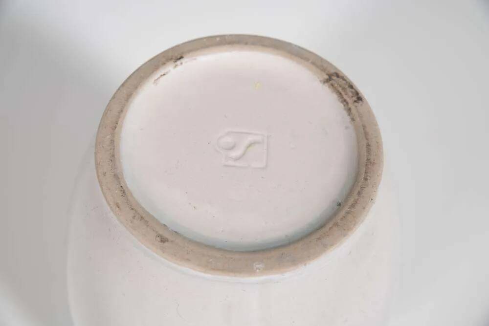 Vintage handmade fat lava vase from the 70s space age.