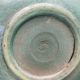 Blue ceramic bowl and its undercut