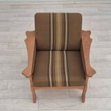 1970s, Danish design, club chair, original very good condition, furniture wool fabric.