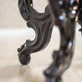 Antique Walnut Side Table with Veneered Top, 1890s