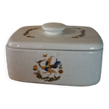 Moustiers style San Marino ceramic butter dish
