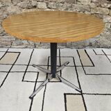 Vintage round coffee table 1970