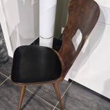 Suite de 10 chaises de bistrot Baumann modèle "Gentiane" vintage, années 1960