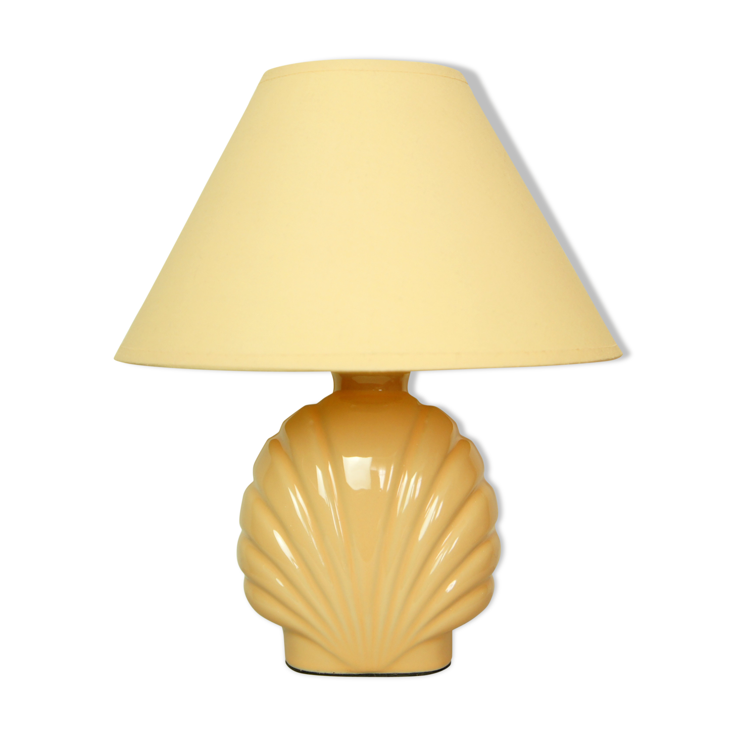 Ceramic "shell" bedside lamp circa 1980