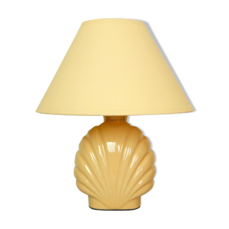 Ceramic "shell" bedside lamp circa 1980