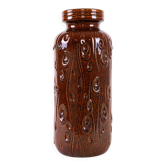 Brown ceramic vase, German design, 1960s, made in West Germany