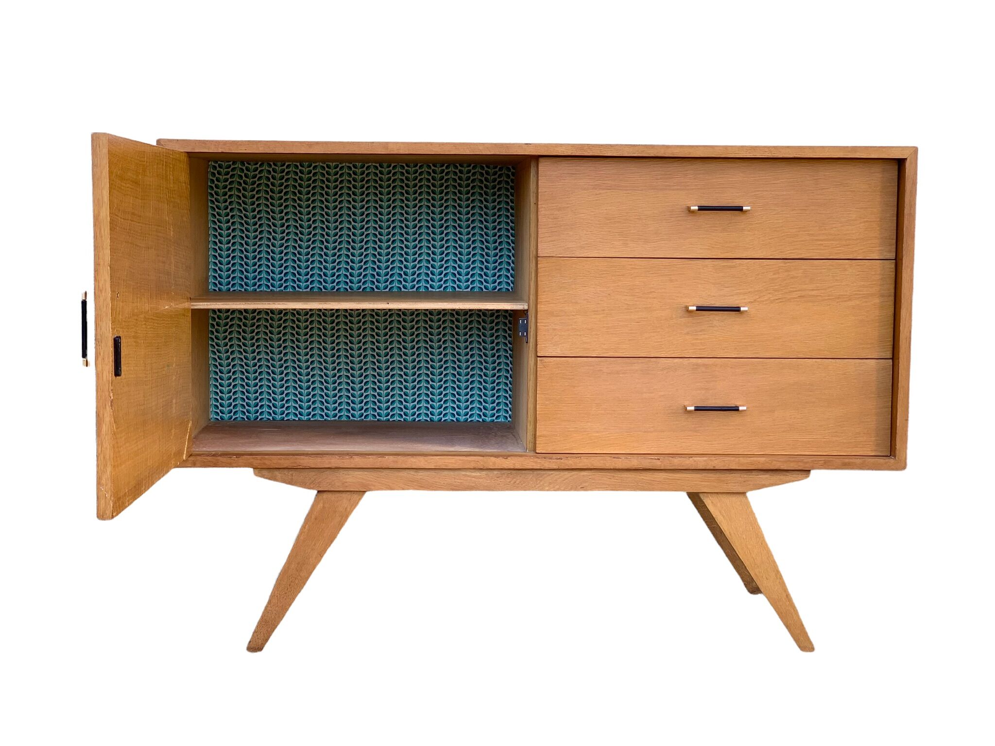 Vintage buffet compass feet 1950