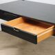 Vintage Simat edition desk in blackened wood, 1980