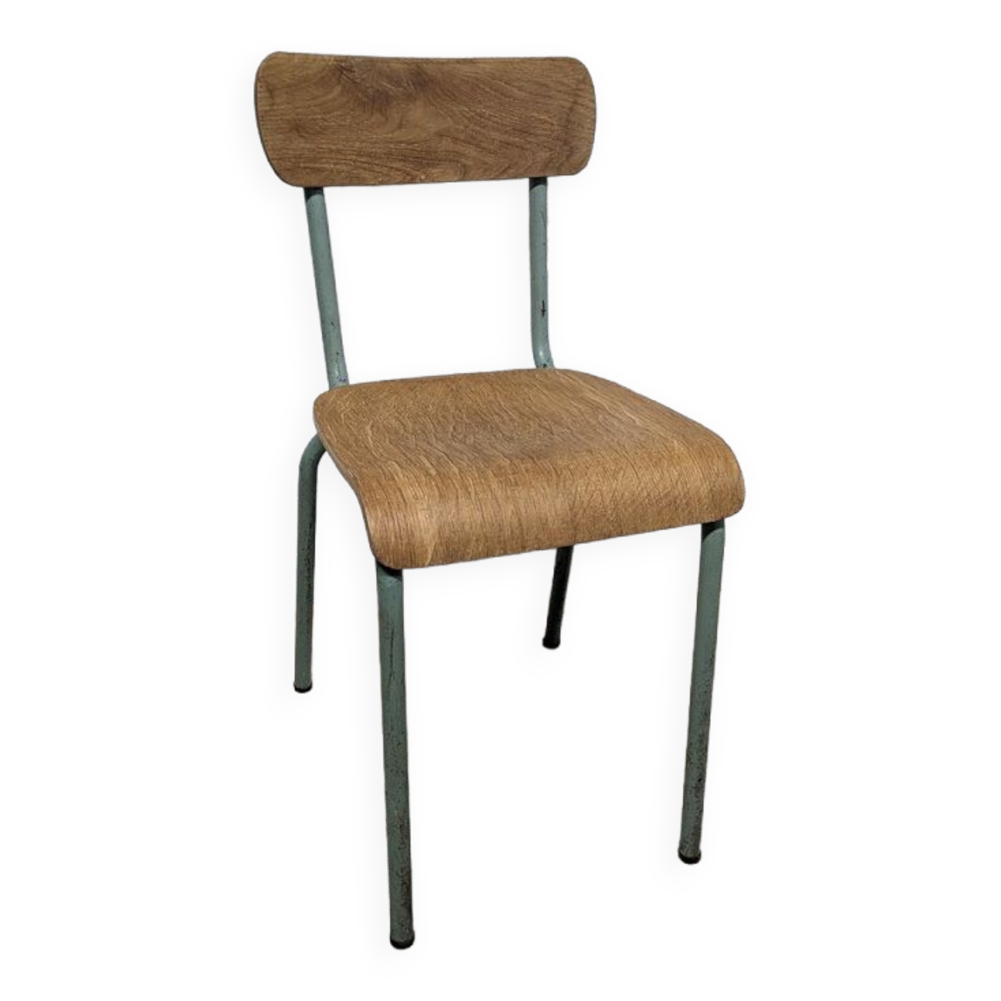 Green school chair