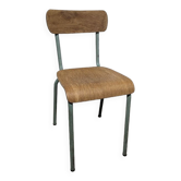 Green school chair