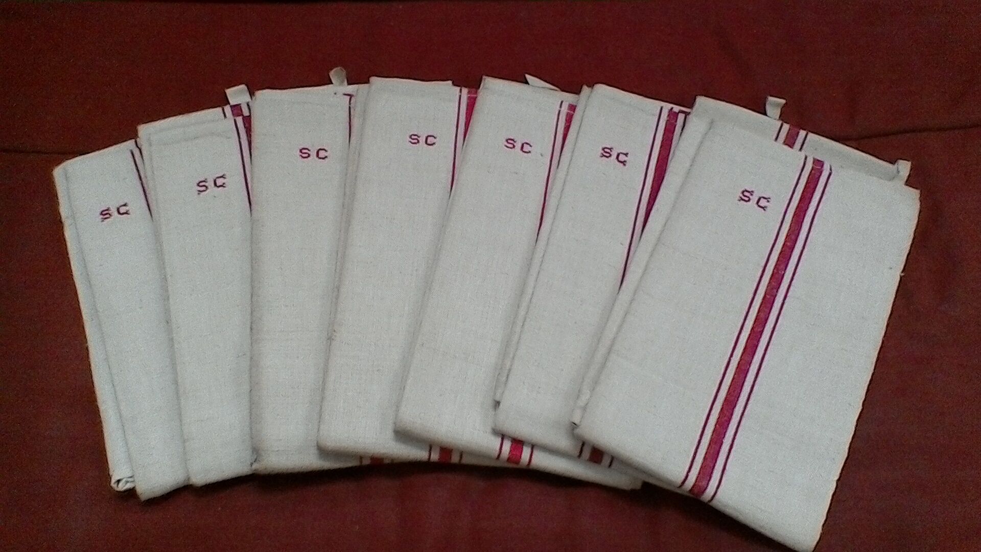 Kitchen towels, vintage.