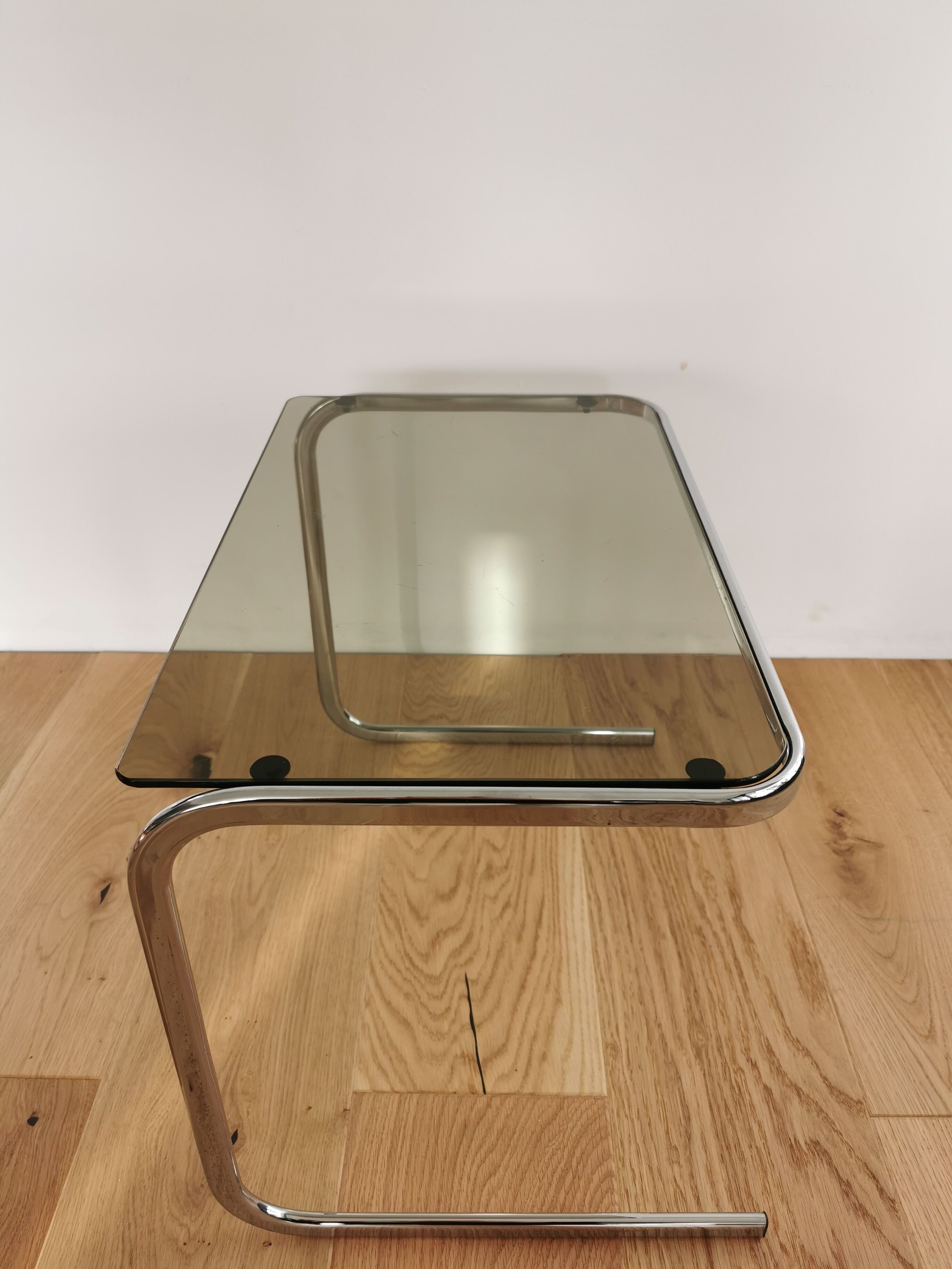 Vintage chrome side table