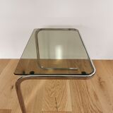 Vintage chrome side table