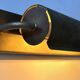 Modernist solid brass wall light, France 1940