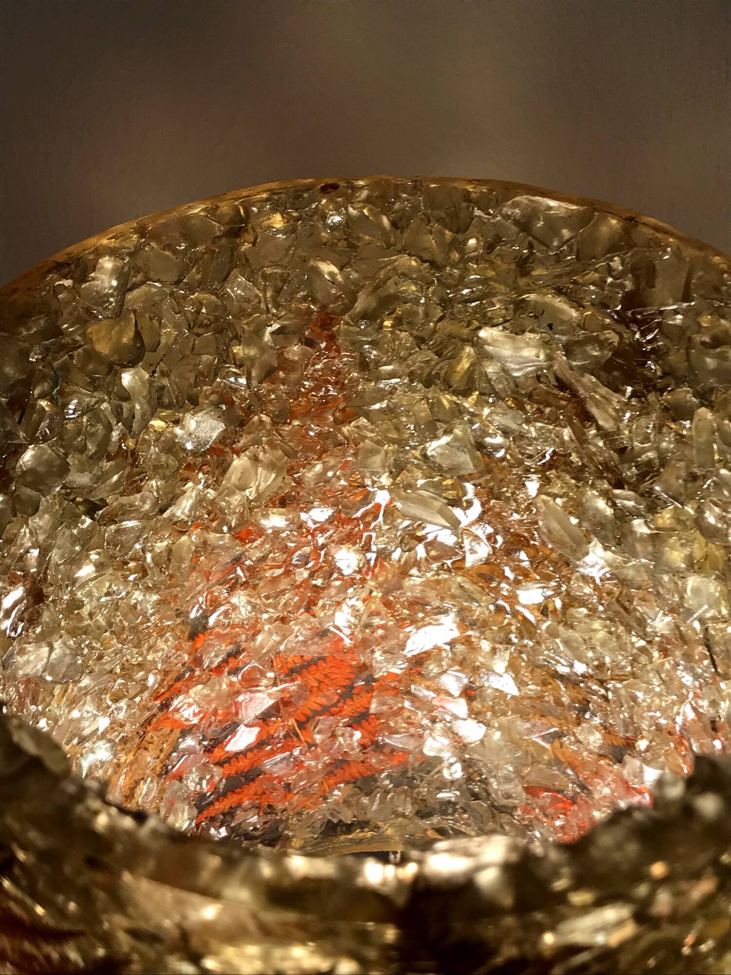 Accolay ceramic lamp vintage 70s